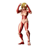 Female Titan Revoltech Amazing Yamaguchi Figure - Attack on Titan - Authentic Japanese KAIYODO Figure 
