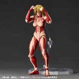 Female Titan Revoltech Amazing Yamaguchi Figure - Attack on Titan - Authentic Japanese KAIYODO Figure 