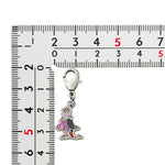 Fezandipiti - National Pokédex Metal Charm #1015 - Authentic Japanese Pokémon Center Keychain 