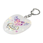 Fidough Acrylic Keychain Fairy Tera Type - Authentic Japanese Pokémon Center Keychain 