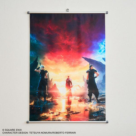 Final Fantasy VII Rebirth Wall Scroll - Authentic Japanese Square Enix Office product 