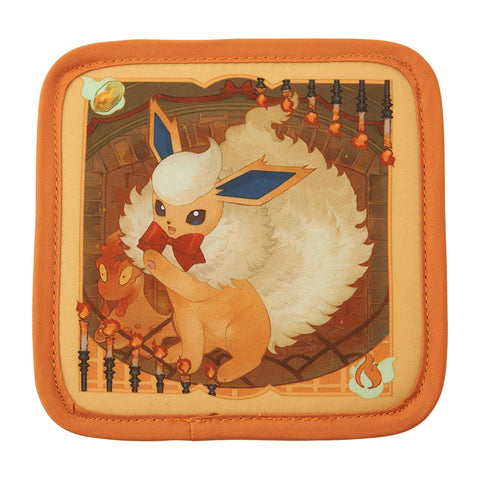 Flareon Coaster Eevee Collection - Authentic Japanese Pokémon Center Coaster (rubber) 