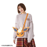 Flareon Face Pochette Bag Eevee Collection - Authentic Japanese Pokémon Center Pouch Bag 