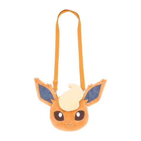 Flareon Face Pochette Bag Eevee Collection - Authentic Japanese Pokémon Center Pouch Bag 