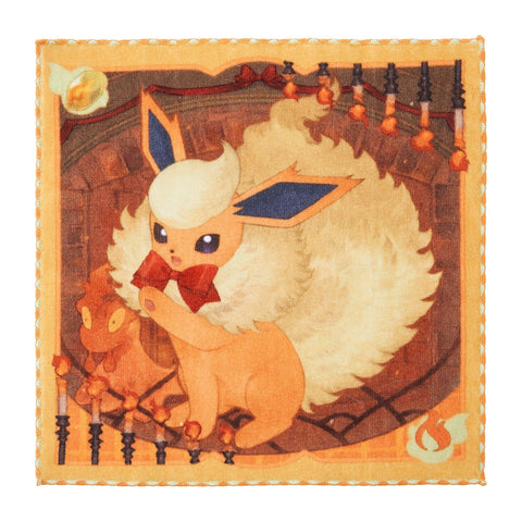 Flareon Hand Towel Eevee Collection - Authentic Japanese Pokémon Center Towel (cotton) 