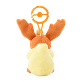 Flareon Mascot Plush With Carabiner - Authentic Japanese Pokémon Center Mascot Plush Keychain 
