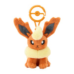 Flareon Mascot Plush With Carabiner - Authentic Japanese Pokémon Center Mascot Plush Keychain 