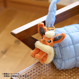 Flareon Mascot Plush With Carabiner - Authentic Japanese Pokémon Center Mascot Plush Keychain 