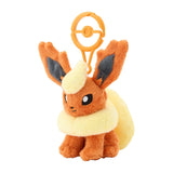 Flareon Mascot Plush With Carabiner - Authentic Japanese Pokémon Center Mascot Plush Keychain 