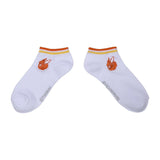Flareon Short Socks with Line Detail BS (25–27cm) - Authentic Japanese Pokémon Center Socks (cotton) 