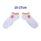 Flareon Short Socks with Line Detail BS (25–27cm) - Authentic Japanese Pokémon Center Socks (cotton) 