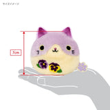 Flower (Pansy Viola) Neko Dango NDH06 - Dango Friends - Authentic Japanese San-ei Boeki Otedama 