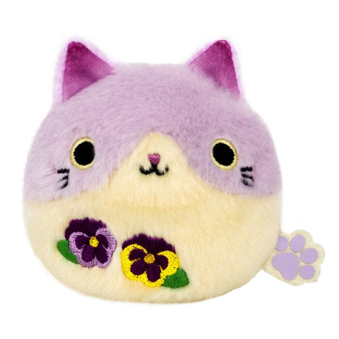 Flower (Pansy Viola) Neko Dango NDH06 - Dango Friends - Authentic Japanese San-ei Boeki Otedama 