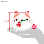 Flower (Rose) Neko Dango NDH01 - Dango Friends - Authentic Japanese San-ei Boeki Otedama 