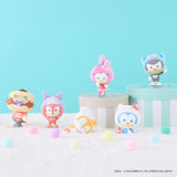 Fluffy Figure "Relax" - SONIC & FRIENDS x Sanrio characters (1Pcs/Random) - Authentic Japanese SEGA Figure 