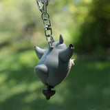Flying Totoro Keychain - My Neighbor Totoro - Authentic Japanese Benelic Keychain 
