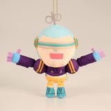 Franky Plush Keychain Banzai! (Egghead Ver.) - ONE PIECE - Authentic Japanese TOEI ANIMATION Mascot Plush Keychain 
