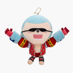 Franky Plush Keychain Banzai! - ONE PIECE - Authentic Japanese TOEI ANIMATION Mascot Plush Keychain 