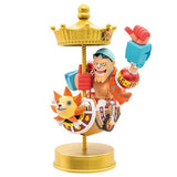 Franky World Collectible Figure Mugiwara Store MERRY&SUNNY "GO" ROUND! - ONE PIECE - Authentic Japanese TOEI ANIMATION Figure 