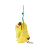 Frightened Pikachu Mascot Plush With Carabiner Ten Poké Ten Colors - Authentic Japanese Pokémon Center Mascot Plush Keychain 