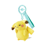 Frightened Pikachu Mascot Plush With Carabiner Ten Poké Ten Colors - Authentic Japanese Pokémon Center Mascot Plush Keychain 