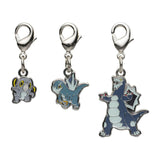 Frigibax, Arctibax, Baxcalibur - National Pokédex Metal Charm Keychain #996, #997, #998 - Authentic Japanese Pokémon Center Keychain 