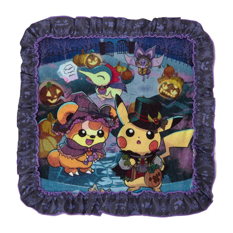 Frills Hand Towel Halloween Ghost Chateau - Authentic Japanese Pokémon Center Towel (cotton) 