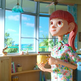 Furret Wood Carving Style Figure Pokémon Concierge - Authentic Japanese Pokémon Center Figure 