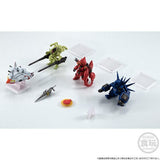 FW GUNDAM CONVERGE CORE A Team Set - Mobile Suit Crossbone Gundam: Steel 7 - Authentic Japanese Bandai Namco Figure 