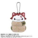 Gaara Chibi Nui Mascot Plush x MEGA CAT PROJECT Nyaruto ! - NARUTO - Authentic Japanese Bandai Namco Mascot Plush Keychain 