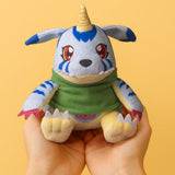 Gabumon Sitting Plush - Digimon Adventure - Authentic Japanese TOEI ANIMATION Plush 