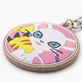 Gatomon Halloween Rubber Keychain - Digimon Adventure - Authentic Japanese TOEI ANIMATION Keychain 
