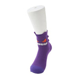 Gengar Middle Socks with Ears (19-21cm) - Authentic Japanese Pokémon Center Socks (synthetic) 