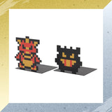 Gengar & Nidorino Bookends (Set of 2) - Pokémon Gold and Silver 25th Anniversary - Authentic Japanese Pokémon Center Office Accessory (plastic) 