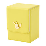 Genuine Leather Flip Deck Case Pikachu - Pokémon Card Game - Authentic Japanese Pokémon Center TCG Case 
