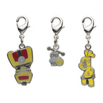 Gimmighoul, Gholdengo - National Pokédex Metal Charm Keychain #999, #1000 - Authentic Japanese Pokémon Center Keychain 