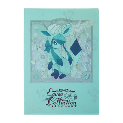 Glaceon A4 Clear File Folder Eevee Collection - Authentic Japanese Pokémon Center File Folder 