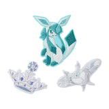 Glaceon Embroidery Sticker Eevee Collection - Authentic Japanese Pokémon Center Sticker 