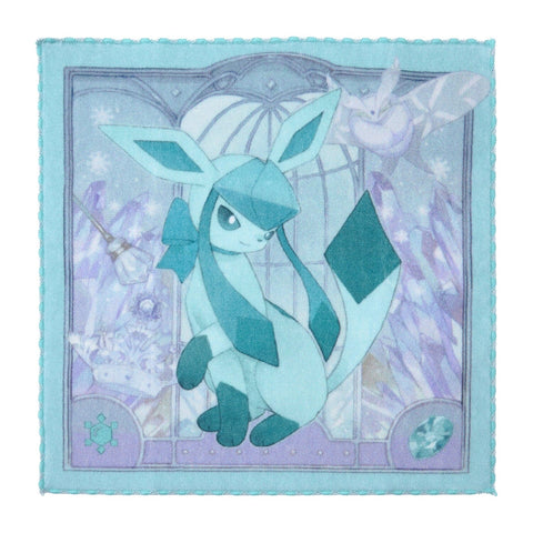 Glaceon Hand Towel Eevee Collection - Authentic Japanese Pokémon Center Towel (cotton) 