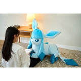 Glaceon Life-size Nesoberi Plush - Authentic Japanese Pokémon Center Plush 