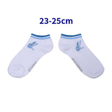 Glaceon Short Socks with Line Detail GC (23–25cm) - Authentic Japanese Pokémon Center Socks (cotton) 