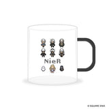 Glass Mug Pixel Art ver. - NieR Series - Authentic Japanese Square Enix Mug (ceramic) 