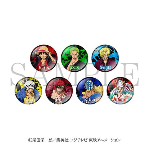 Glitter Can Badge Collection Mugiwara Store in Bandai Namco Cross Store - ONE PIECE - Authentic Japanese TOEI ANIMATION Office product 
