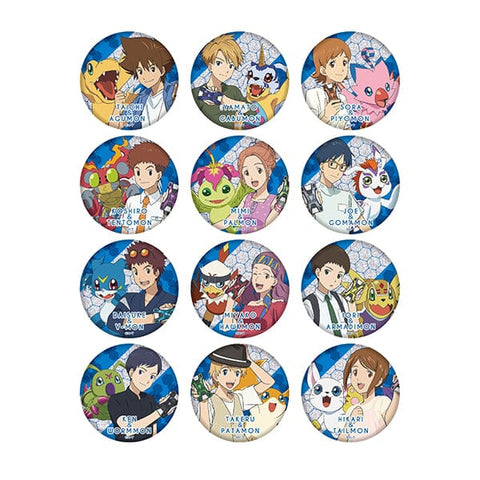 Glitter Tin Badge - Digimon Adventure: LAST EVOLUTION Kizuna (1Pcs/Random) - Authentic Japanese TOEI ANIMATION Pin 