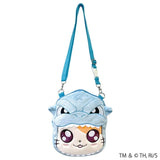 Godziham-kun (B) Shoulder Bag Plush - Godzilla x Hamtaro - Authentic Japanese TOHO Pouch Bag 