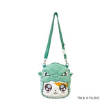 Godziham-kun (G) Shoulder Bag Plush - Godzilla x Hamtaro - Authentic Japanese TOHO Pouch Bag 