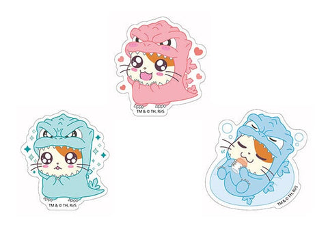 Godziham-kun Sticker Set HA - Godzilla x Hamtaro | Authentic Japanese ...