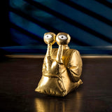 Golden Den Den Mushi Plush - ONE PIECE - Authentic Japanese TOEI ANIMATION Plush 