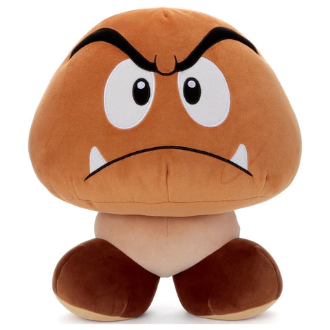 Goomba Plush Cushion Mocchi-Mocchi-GameStyle - Super Mario - Authentic Japanese Takara Tomy Plush 