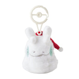 Goomy Snowman Mascot Plush Pokémon Holiday Blessings - Authentic Japanese Pokémon Center Mascot Plush Keychain 